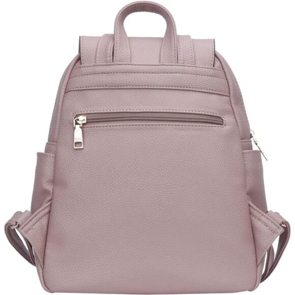 Quilted Trendy Leather Backpack Purse for Women and Ladies Shoulder - Picture 4 of 6